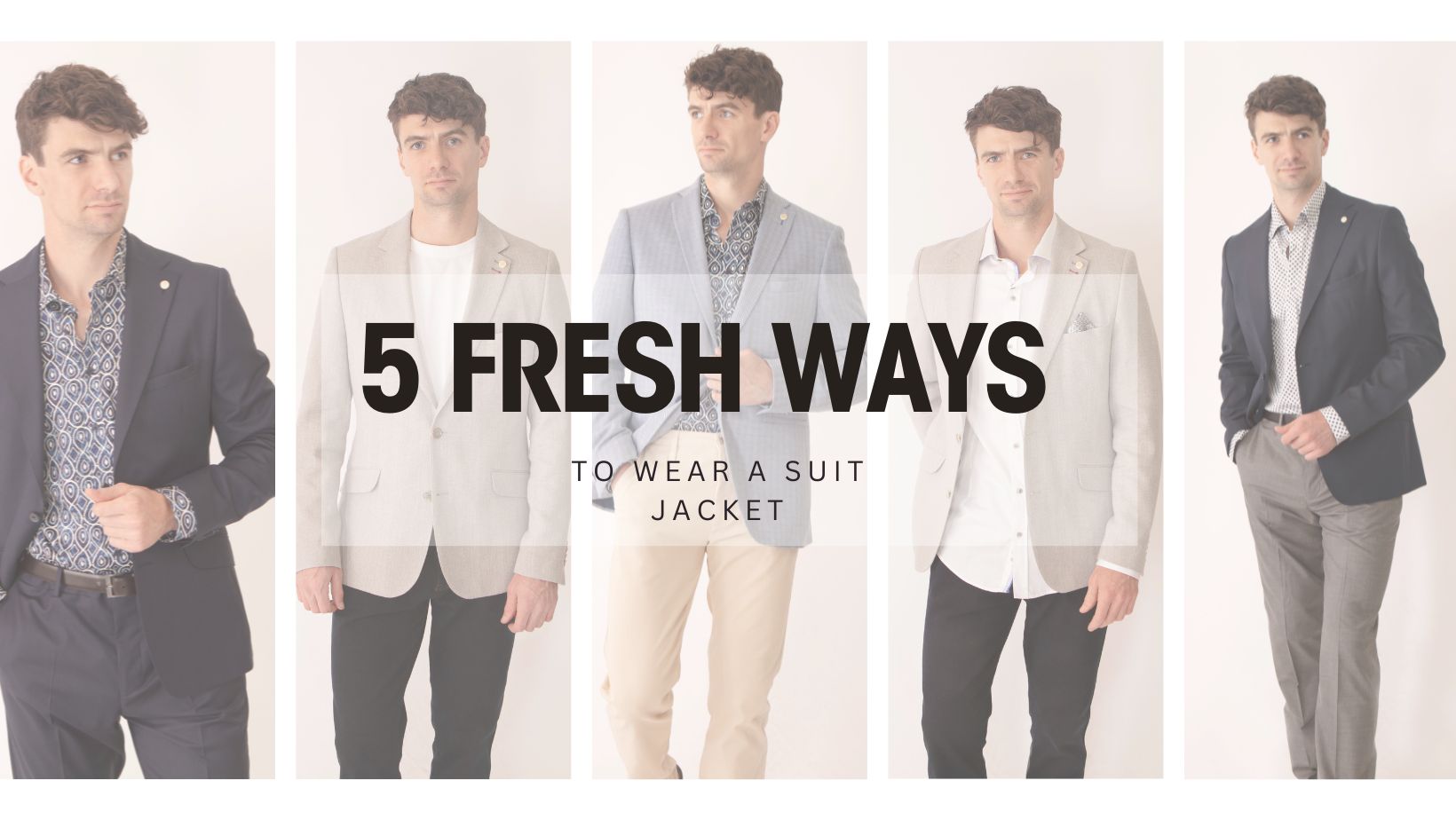 5 Fresh Ways to Wear a Suit Jacket in 2024 – Guide Clothing London