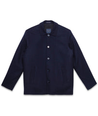 Oatmeal Wool-Blend Jacket