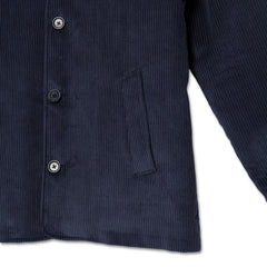 Cotton Corduroy Jacket in Steel Blue, Olive