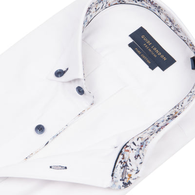 Versatile Half Sleeve Shirt with Subtle Contrast Detail