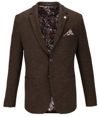 Classic Jacket in Olive and Brown