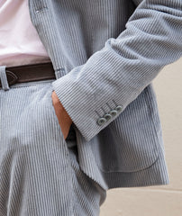 Corduroy Jacket - 100% Cotton in Ocean Blue, Steel Blue