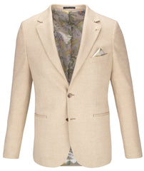 Signature Tan and Pink Cotton Jacket