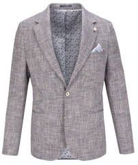 Modern Jacket in Sky and Navy