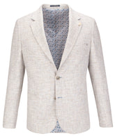 Modern Jacket in Sky and Navy