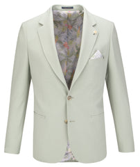 Modern Cut Jacket in Navy and Sage