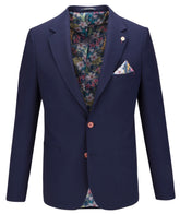 Modern Cut Jacket in Navy and Sage