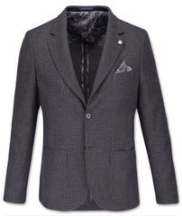 Modern Wool Blend Taupe & Grey Jacket