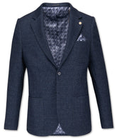 Modern Cut Navy Jacket for Men