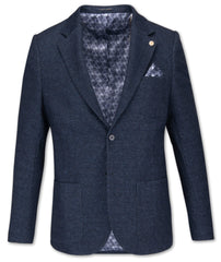 Modern Cut Navy Jacket for Men
