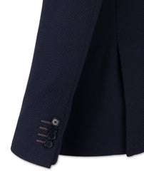 Modern Fit Navy Jersey Blazer