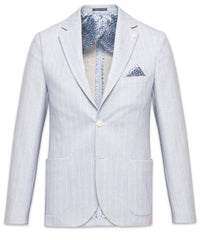 Striped Jersey Buggy Lined Blazer
