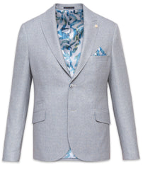Lightweight Blazer in a Textured Knitted Fabric