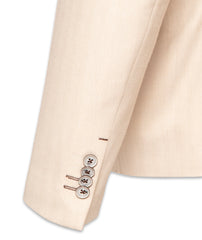 Linen Blend Soft Herringbone Blazer