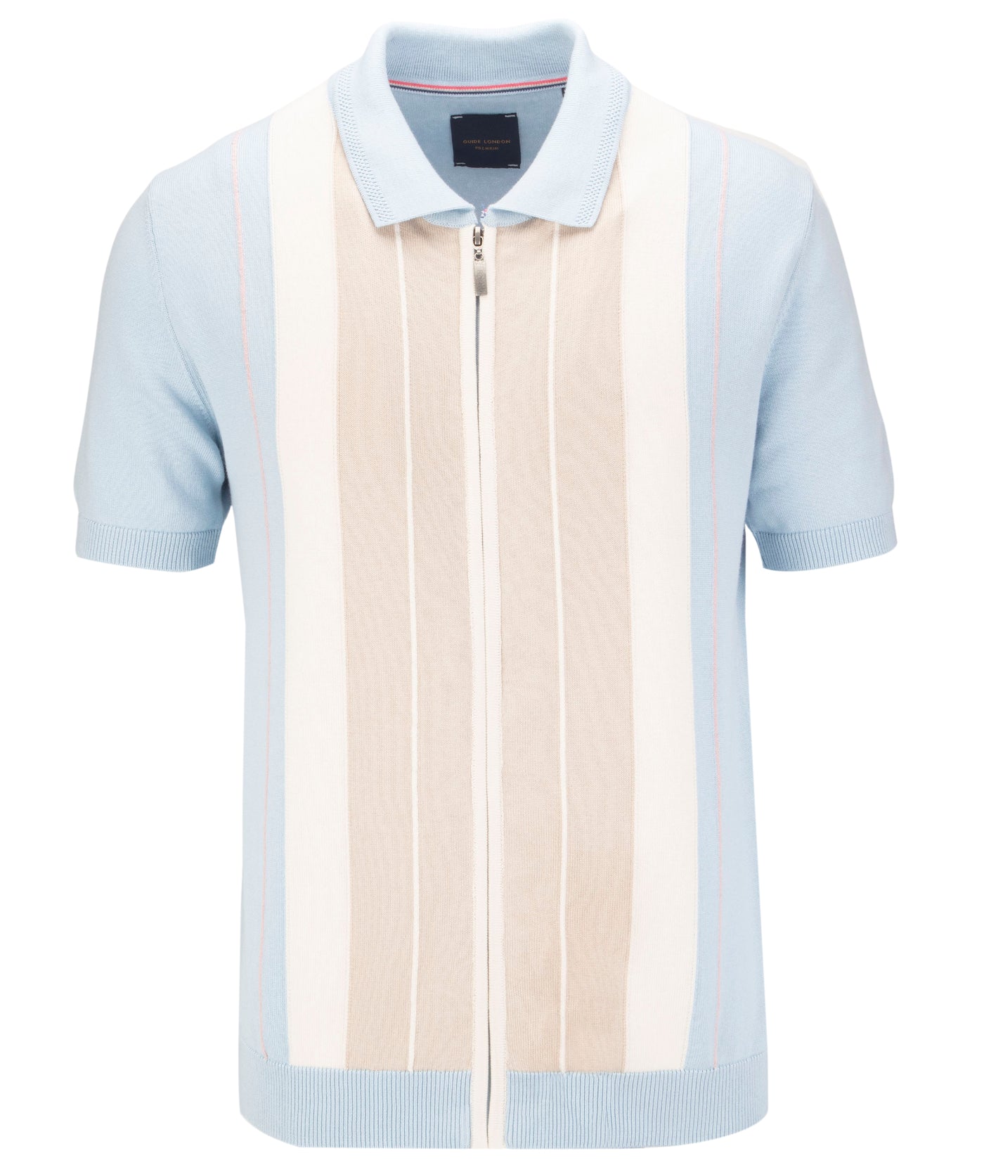 Striped Polo Shirt in Pastel Colours