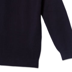 Braided Weave Cotton Knit with Zip