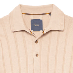 Cotton Wide-Ribbed Knit Top