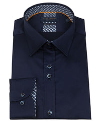 Mens Long Sleeve Cotton Elastane Shirt