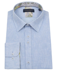 Summer Breeze Linen Blend Long Sleeve Shirt