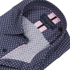 Contemporary Geometric Pattern Men's Shirt