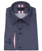 Contemporary Geometric Pattern Men's Shirt