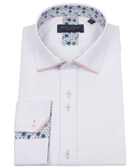 Mens Long Sleeve Cotton Blend Shirt