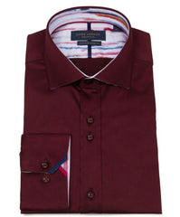 Multicolour Detail Plain Shirt