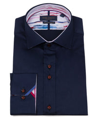 Multicolour Detail Plain Shirt