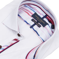 Multicolour Detail Plain Shirt