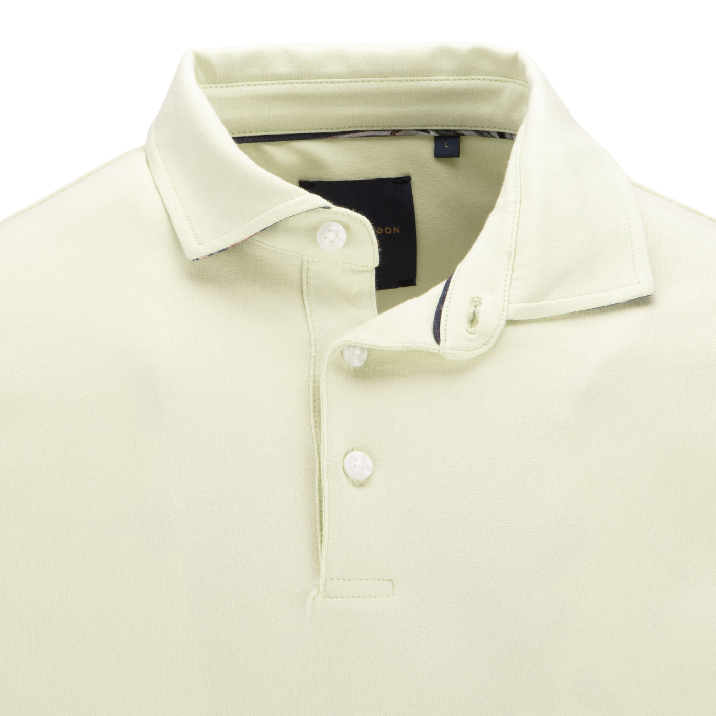 Classic Polo Shirt with Inner Collar Detail