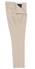 Mens Wool blend check trouser