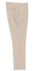 Mens Wool blend check trouser