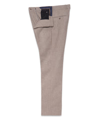 Wool Blend Trousers in Sage, Oatmeal, and Navy