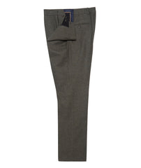 Wool Blend Trousers in Sage, Oatmeal, and Navy