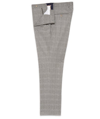 Green Prince of Wales Check Jersey Trouser