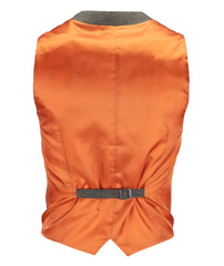 Olive Linen Blend Waistcoat