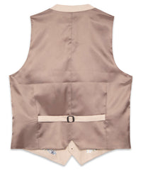 Linen Blend Soft Herringbone Waistcoat