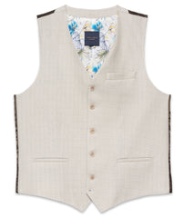 Twill Waistcoat in Soft Green
