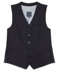 Linen Blend Blazer Waistcoat