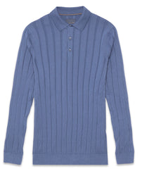 Cotton Wide-Ribbed Knit Top