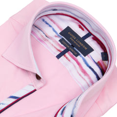 Multicolour Detail Plain Shirt