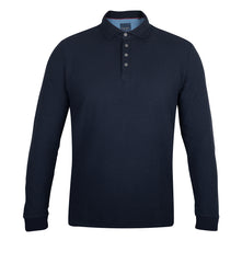 Jacquard jersey polo