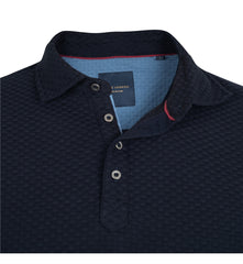 Jacquard jersey polo