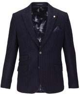 Brushed Tweed Wool Blend Blazer