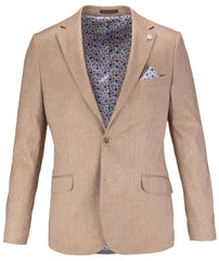 Linen Cotton Blend Blazer