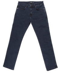 Slim fit indigo denim jean