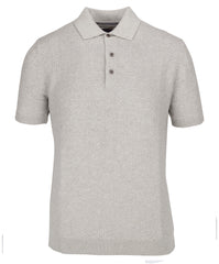 Jacquard front polo