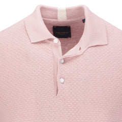 Short Sleeve Cotton Linen Blend Polo