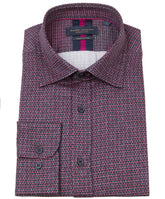 Long Sleeve Mini Circle Print Shirt