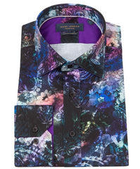 Long Sleeve Paisley Floral Mix Shirt